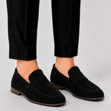Herren Wildleder Loafer mit Penny-Riemen