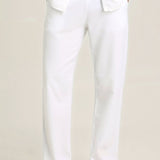 Herren-Loungebundhose in Weiß – Komfort trifft Minimalismus