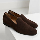 Braune Wildleder-Loafer – Eleganz und Komfort vereint