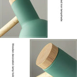 Skandinavische Tischlampe – Minimalistisches Design mit Holzdetails