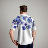 Damiano | Florales Kurzarmshirt für Herren