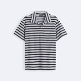 Gestreiftes Strick-Poloshirt | Maritime Eleganz mit modernem Touch