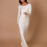 Sophie | Langärmliges Maxikleid – Fließender Schnitt für Eleganz und Komfort Zendoo.de