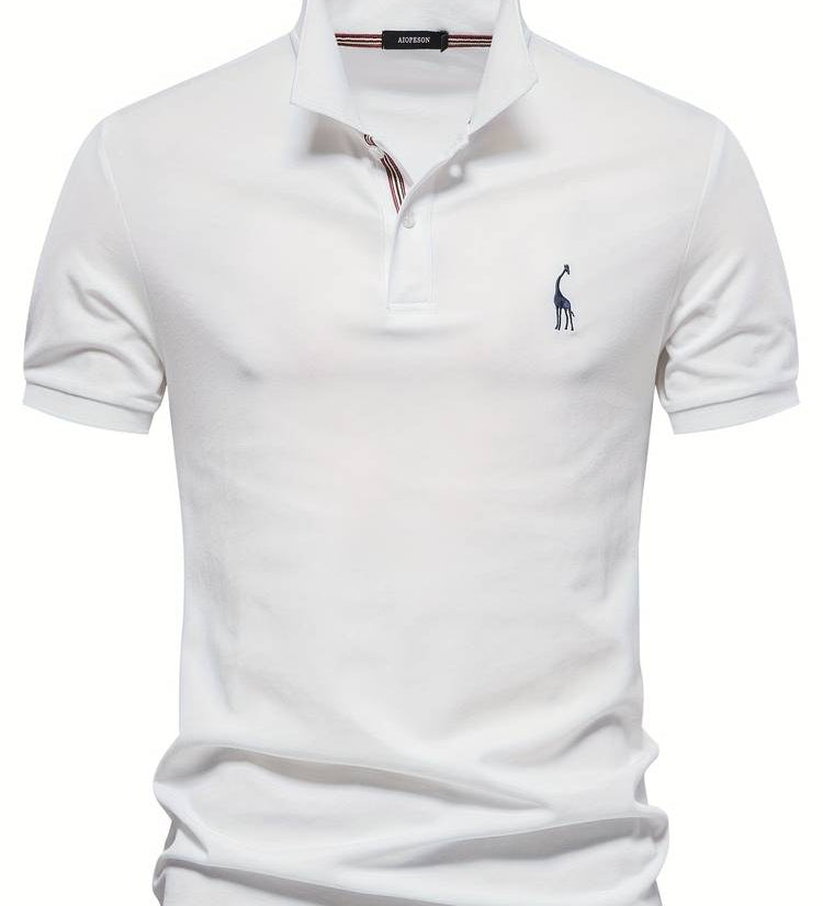 Noah | Slim Fit Klassisches Poloshirt mit sportlichem Kragen-Detail