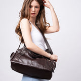 City-Handtasche mit Crossbody-Option und praktischen Fächern