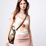 City-Handtasche mit Crossbody-Option und praktischen Fächern