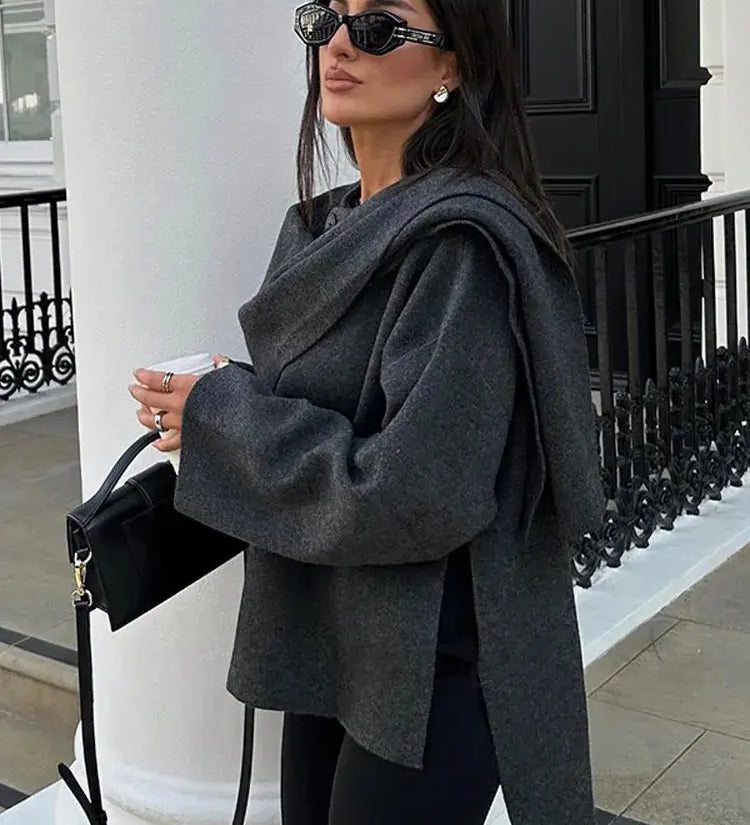 Ella | Elegante Cape-Jacke – Zeitloser Stil und Vielseitige Eleganz Zendoo.de