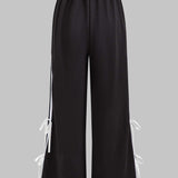 Leonie | Sportliches Zweiteiler-Set mit Schleifen-Details