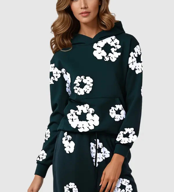 Blumen Tränen | Eleganter Tracksuit – Stilvolles Design für Komfort und Bewegungsfreiheit Zendoo.de