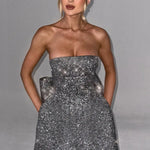 Emma | Glitzerndes Minikleid – Strahlende Eleganz für Unvergessliche Nächte Zendoo.de