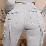 Hannah | Bequemer Cargo-Trainingsanzug für unterwegs