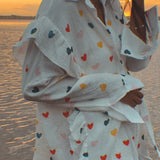 Amira | Herz-Print Zweiteiler-Set – Perfekt für entspannte Sommertage