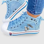 Gabriella | Trendige Schuhe im Denim-Look Zendoo.de