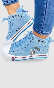 Gabriella | Trendige Schuhe im Denim-Look Zendoo.de