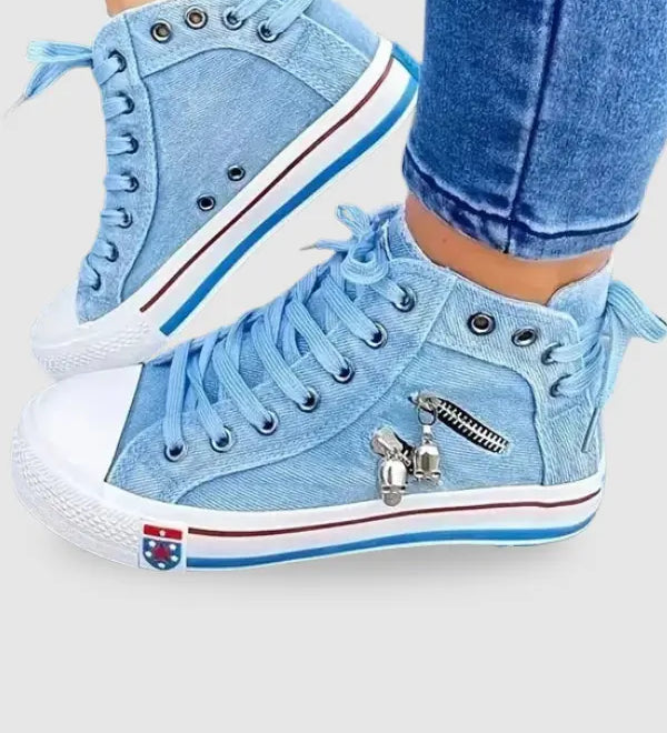 Gabriella | Trendige Schuhe im Denim-Look Zendoo.de