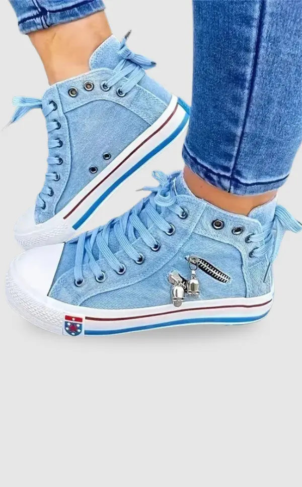 Gabriella | Trendige Schuhe im Denim-Look Zendoo.de