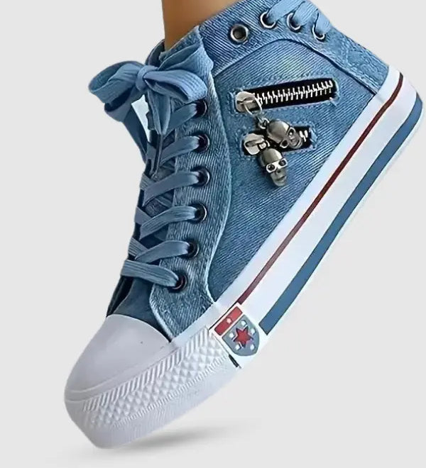 Gabriella | Trendige Schuhe im Denim-Look Zendoo.de