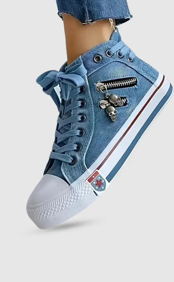 Gabriella | Trendige Schuhe im Denim-Look Zendoo.de