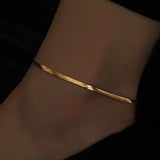 Sophie | Zeitloses Clara Fußkettchen in  Silber Zendoo.de