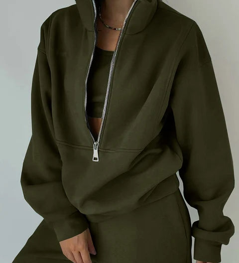 Johanna | Sportlicher Trainingsanzug mit Reißverschluss