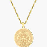 Adam | 3-teiliges Sommer-Outfit mit Kurzarmhemd, Leinenhose & Goldkette