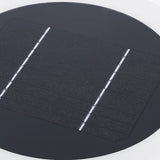 Solarbetriebene LED-Außenlampe mit geometrischem Design