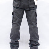 Cargo Hose mit Mehrfachtaschen im lässigen Outdoor-Stil
