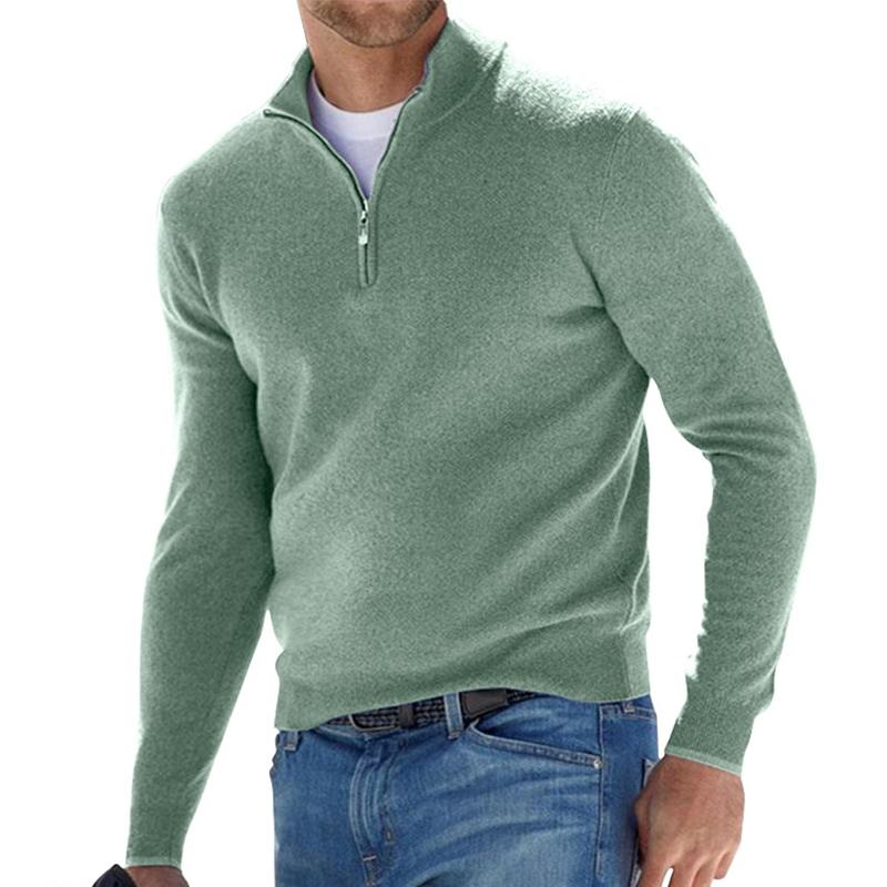 Herren Pullover mit halbem Reißverschluss – Stilvoller Freizeit- und Business-Look