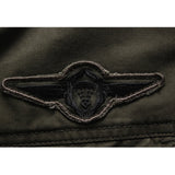 Herren Freizeitjacke im Military-Stil mit Stehkragen und Taschen