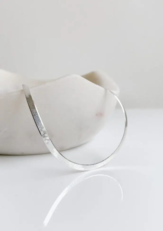 Sophie | Zeitloses Clara Fußkettchen in  Silber Zendoo.de