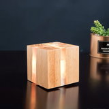 Rustikale Holz Wandleuchte – Moderne LED Wandlampe im Natur Design