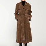 Ella | Wildleder Trenchcoat Zendoo.de