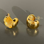 Zendoo | Große runde Ohrringe Gold Zendoo.de