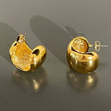 Zendoo | Große runde Ohrringe Gold Zendoo.de