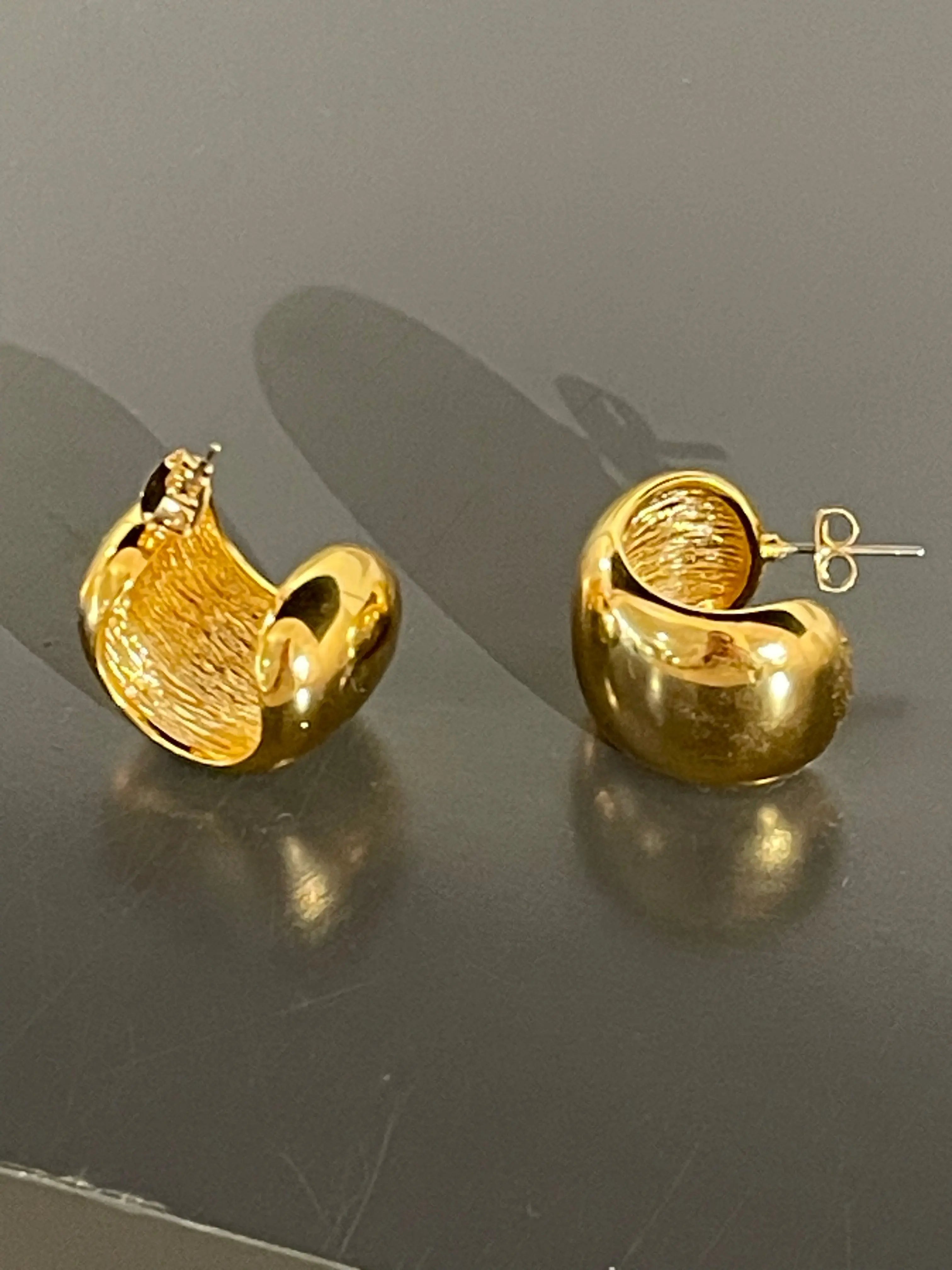 Zendoo | Große runde Ohrringe Gold Zendoo.de