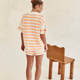 Pauline | Zweiteiliges Strick-Set mit Hemd & Shorts