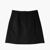 Elizabeth | Rücken-Reißverschluss Minirock mit dezentem Schlitz