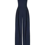 Eleganter trägerloser Jumpsuit für Damen – Weit geschnitten für den Sommer