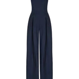 Eleganter trägerloser Jumpsuit für Damen – Weit geschnitten für den Sommer
