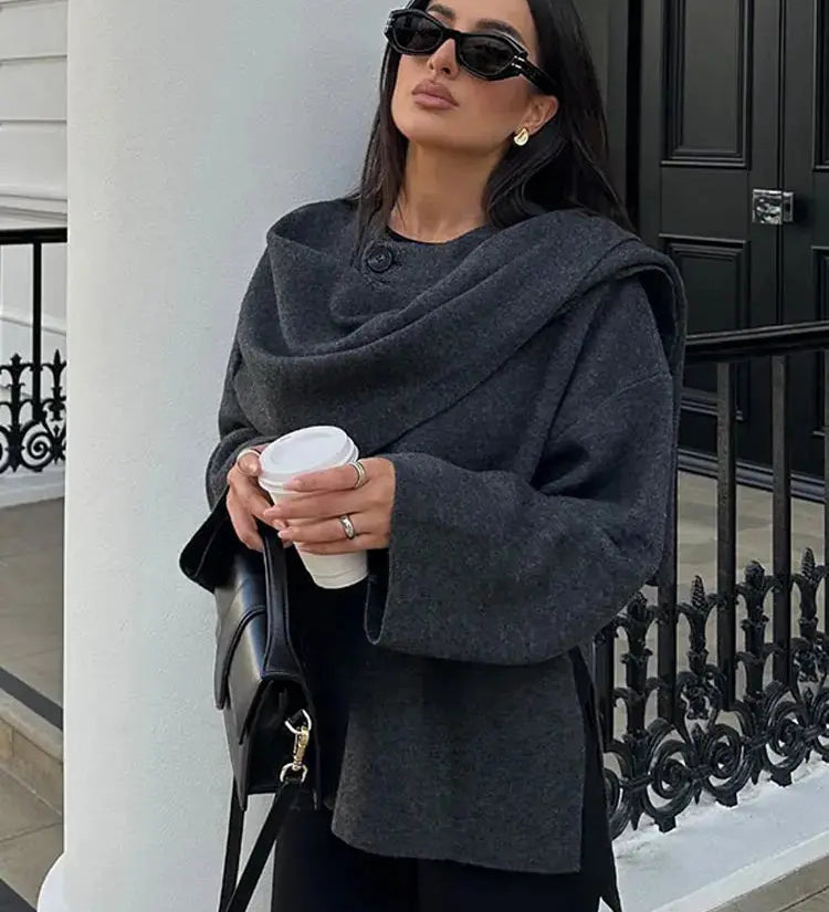 Ella | Elegante Cape-Jacke – Zeitloser Stil und Vielseitige Eleganz Zendoo.de