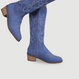 Kesha | Cowboy-Boots aus Denim