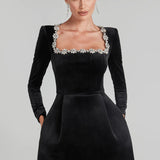 Yassy | Velvet Elegant Kleid