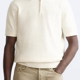 Elegantes Strickpolo mit Reißverschluss