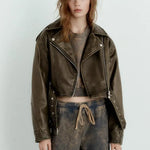 Jenne | Übergroße Kunstlederjacke Zendoo.de