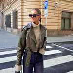 Jenne | Übergroße Kunstlederjacke Zendoo.de