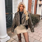 Jenne | Übergroße Kunstlederjacke Zendoo.de