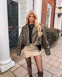 Jenne | Übergroße Kunstlederjacke Zendoo.de