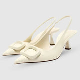 Luca | Weiße Gala-Pumps mit Absatz Zendoo.de