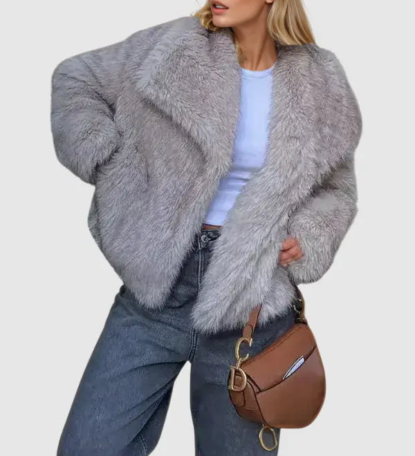 Macy | Luxuriöse Kunstfell-Jacke – Stilvoll, Kuschelig und Zeitlos Zendoo.de