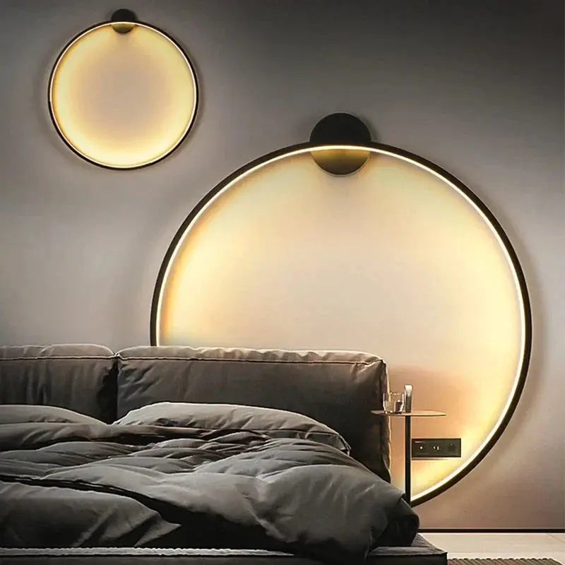 EclipseGlow - Minimalistische ronde Wandlamp Zendoo.de